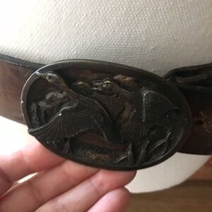 1983 Siskiyou Buckle Co Pewter Ducks Duck Collectible Vintage